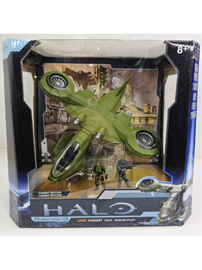 Halo 4 USNC Hornet Combat Edition ODST w Marine Pilot diecast Jada 2014 Open Box